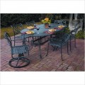 Veracruz 84" Oval Dining Table Set