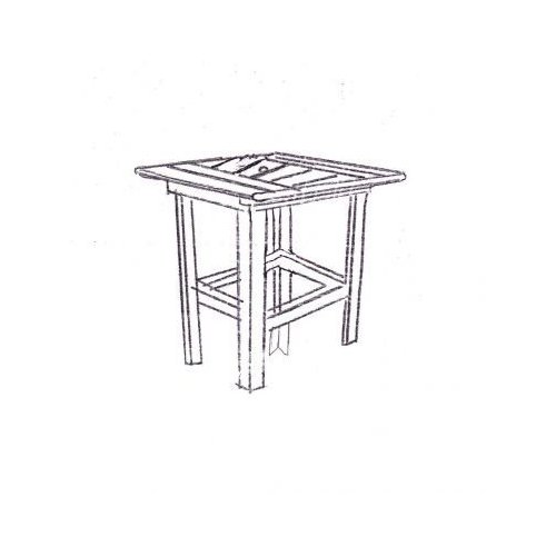 Uwharrie Behrens Tall Dining Table B094
