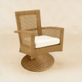 Trinidad Wicker Swivel Rocker  w/ Cushion