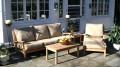 Garden Cotage Teak Jib Sofa