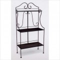 Deluxe Bakers Rack w/ Mesh Shelves