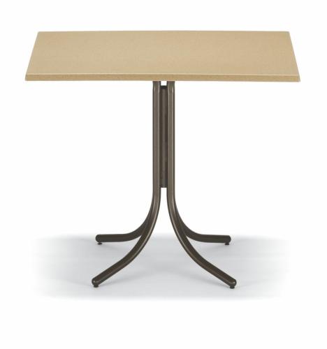 Telescope Casual 32" 48" Rectangular Werzalit Bar Height Table without an Umbrella Hole