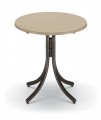 30" Round Werzalit Bar Height Table without an Umbrella Hole