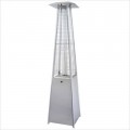 Tall Quartz Glass Tube Heater In Stainless Steel