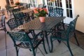 Three Coins Crossweave 38" Square Patio Table