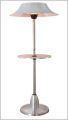 AZ Patio Heaters Adjustable Infared Electric Patio Heater with Table