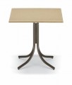 Telescope Casual 24" x 32" Rectangular Werzalit Bar Height Table without an Umbrella Hole