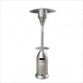 Tall Tapered Stainless Steel Patio Heater with Table
