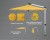 Shademaker Orion 9'7" Square Cantilever Umbrella Specs