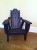 Uwharrie Nantucket Kid's Chair in Twilight Blue